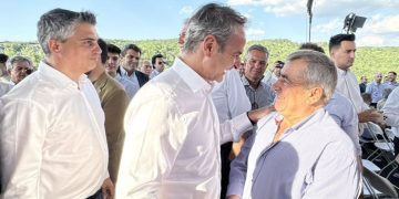 Παρών στη μεγάλη ιστορική στιγμή της ολοκλήρωσης του Ε65 ο Μαράβας