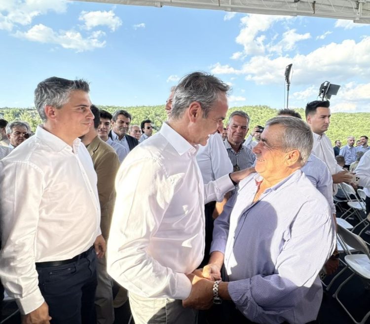 Παρών στη μεγάλη ιστορική στιγμή της ολοκλήρωσης του Ε65 ο Μαράβας