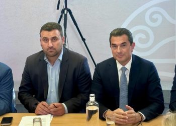 Ευχαριστήριο Σκρέκα στον Παπασταύρου για τα έργα ύδρευσης, στον Δήμο Μετεώρων