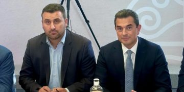 Ευχαριστήριο Σκρέκα στον Παπασταύρου για τα έργα ύδρευσης, στον Δήμο Μετεώρων