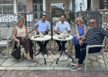 Στο Νεοχώρι χτίζονται γέφυρες… Η Πρέσβης της Αυστρίας δίπλα στον  Αγναντή!!!