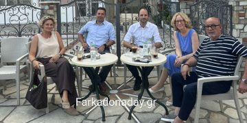 Στο Νεοχώρι χτίζονται γέφυρες… Η Πρέσβης της Αυστρίας δίπλα στον  Αγναντή!!!