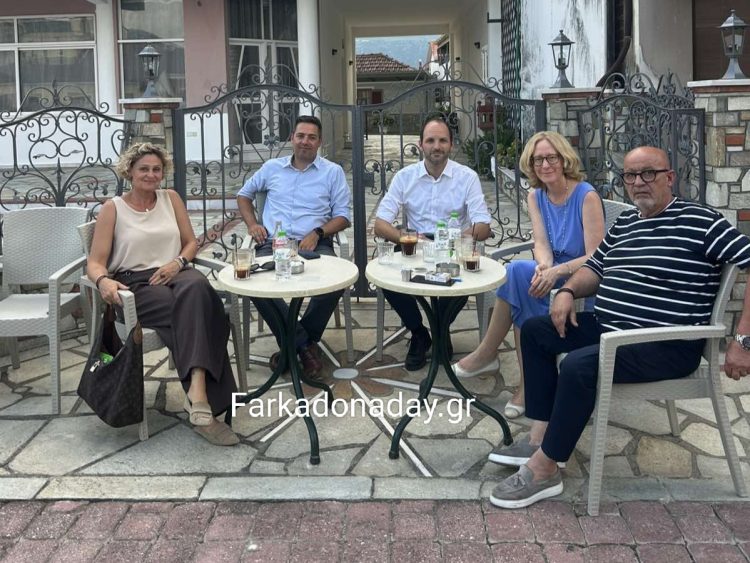 Στο Νεοχώρι χτίζονται γέφυρες… Η Πρέσβης της Αυστρίας δίπλα στον  Αγναντή!!!